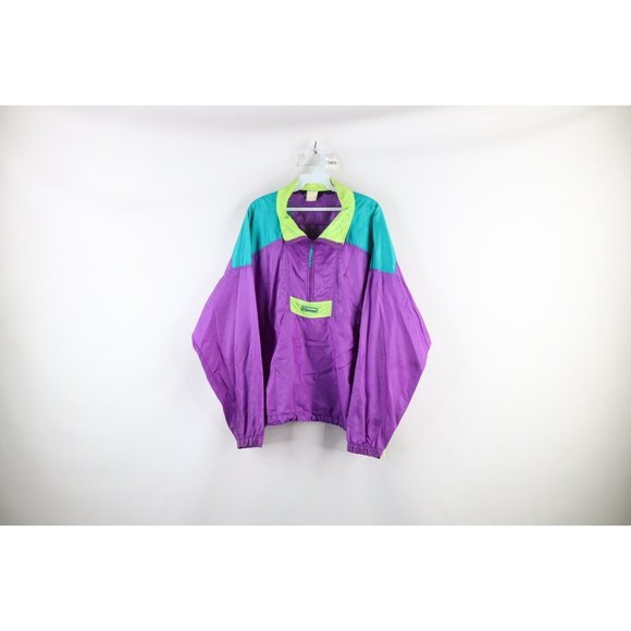 Columbia Other - Vintage 90s Columbia Mens Size XL Distressed Spell Out Half Zip Pullover Jacket